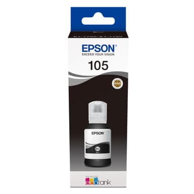 Epson 105 EcoTank mustepullo (musta)