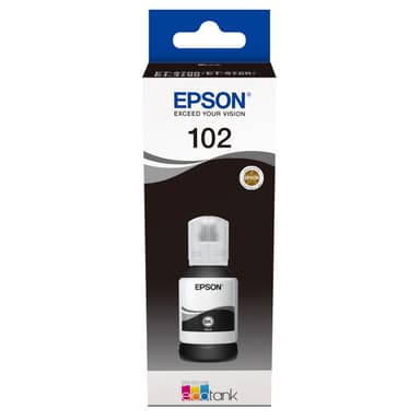 Epson 102 EcoTank mustepullo (musta)