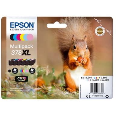 Epson Claria Photo HD 378XL mustekasetti (6 värin monipakkaus)