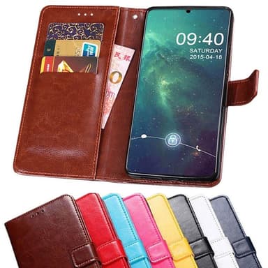 Lompakkokotelo 3-kortti Nokia 7.2 (TA-1178)  - musta