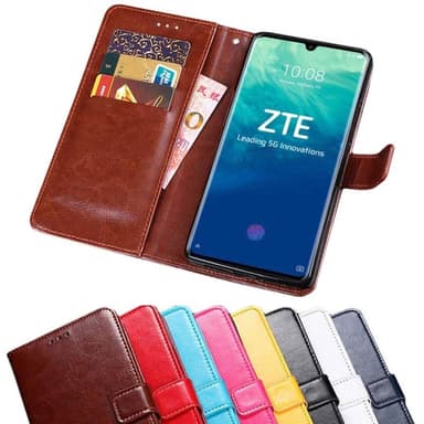 Lompakkokotelo 3-kortti ZTE Axon 10 Pro (6.47 ")  - musta