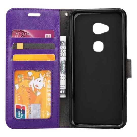 Lompakkokotelo 3-kortti Sony Xperia L2 (H3311)  - violetti