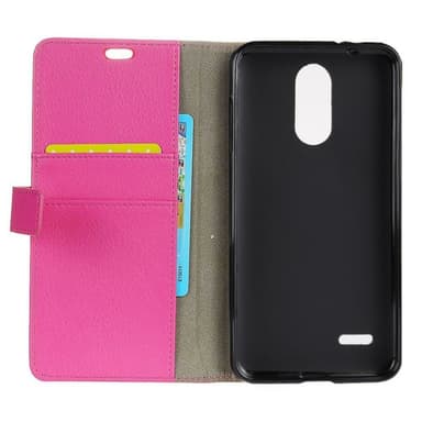 Lompakkokotelo 2-kortti LG K9 2018 (X210N)  - pinkki
