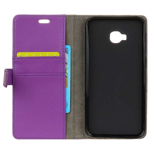 Lompakkokotelo 2-kortti Asus Zenfone 4 Selfie Pro (ZD552KL)  - violett