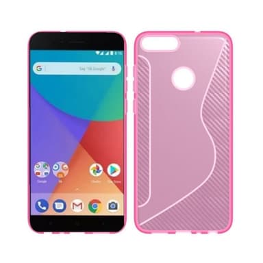 S Line Suojakuori Xiaomi Mi A1  - pinkki