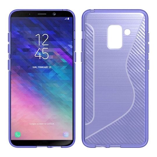 S Line Suojakuori Samsung Galaxy A6 Plus 2018 (SM-A610F)  - violetti