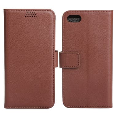 Lompakkokotelo 2-kortti Asus Zenfone 4 Max (ZC554KL)  - ruskea