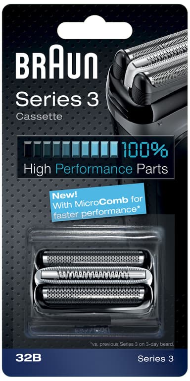 Braun Series 3 ajopää 32B (musta)