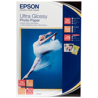 Epson 10x15 cm erittäin kiiltävä valokuvapaperi