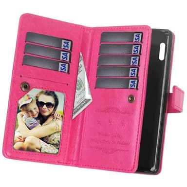 Lompakkotelo Flexi 9-kortti Huawei Mate 30 (TAS-L29)  - pinkki