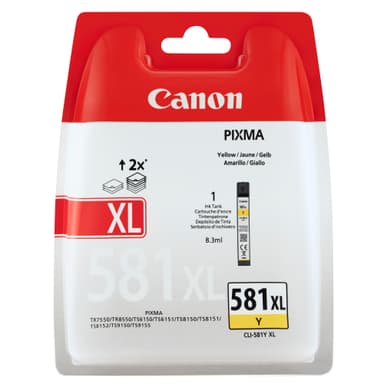 Canon CLI-581XL mustekasetti (keltainen)