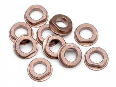 Flanged Metal Bushing 6X10X3Mm (10 Pcs)