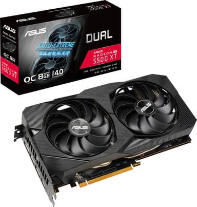 Asus RX5500 XT Dual Evo OC näytönohjain