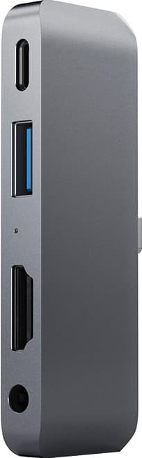 Satechi USB-C Mobile Pro hubi (avaruudenharmaa)