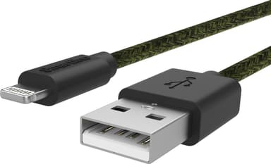 Smartline USB-A - Lightning kaapeli 2 m (tummanvihreä)