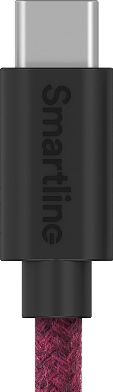 Smartline USB-A - USB-C kaapeli 2 m (punainen)