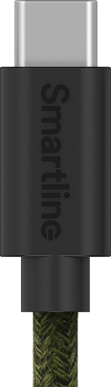 Smartline USB-A - USB-C kaapeli 2 m (tummanvihreä)