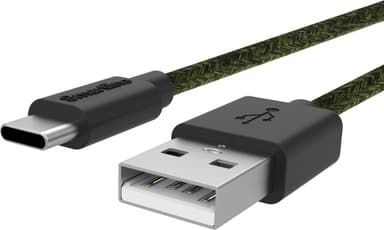 Smartline USB-A - USB-C kaapeli 2 m (tummanvihreä)