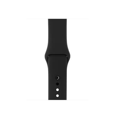 Apple Watch 42 mm sporttiranneke (musta)