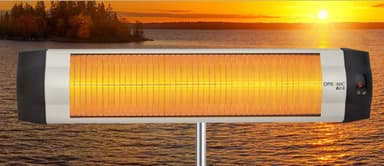 Opranic Eco 1400W keskipitkä infrapuna-aalto terassilämmitin termostaatilla