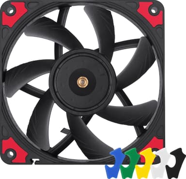 Noctua NF-A12x15 120 mm PWM tuuletin (chromax.black.swap)