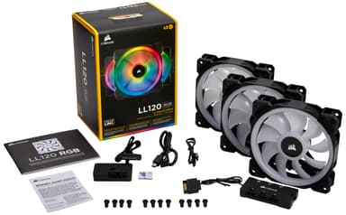 Corsair LL120 RGB LED tuuletin 120 mm (3 kpl)