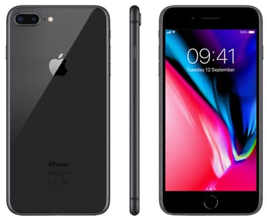 iPhone 8 Plus 256 GB (tähtiharmaa)