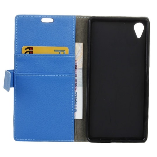 Lompakkokotelo 2-kortti Sony Xperia L1 (G3311)  - sininen