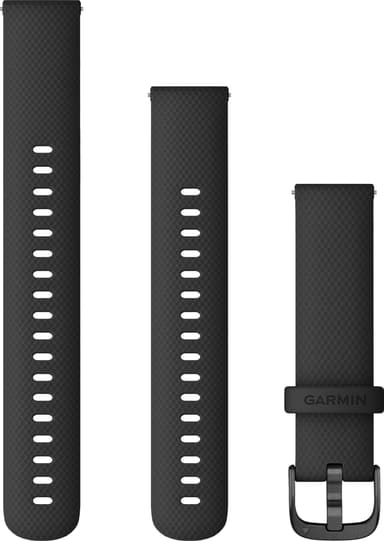 Garmin Quick Release hihna 18 mm (musta/liuskekivi)