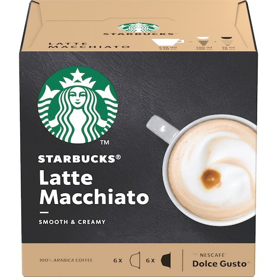 Nescafé Dolce Gusto kahvikapselit (Starbucks Latte Macchiato)