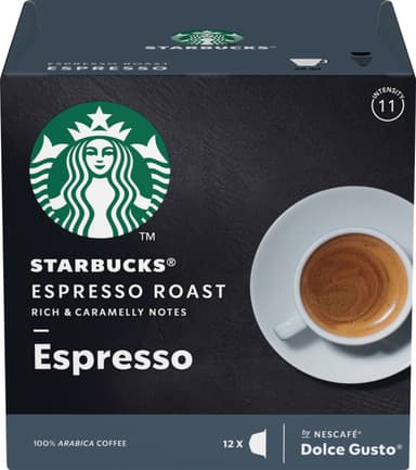 Nescafé Dolce Gusto kahvikapselit (Starbucks Espresso Roast)