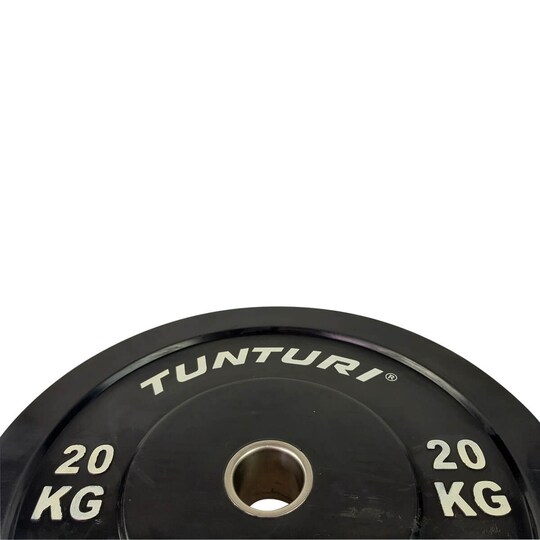 Tunturi Fitness Bumper Plate Black, Levypainot Bumper 10 kg