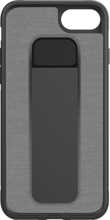 Adidas Sports suojakuori jalustalla iPhone 6/7/8/SE Gen. 2 (musta)