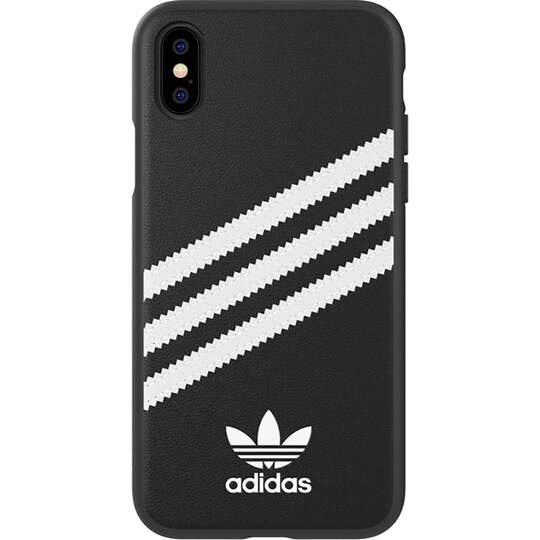 Adidas iPhone X/Xs suojakuori (musta/valkoinen)
