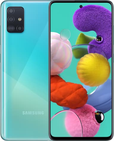 Samsung Galaxy A51 älypuhelin (sininen)