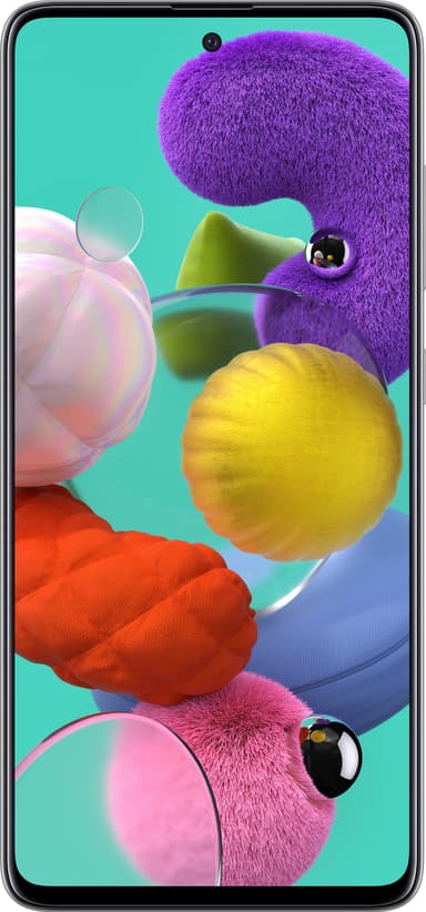Samsung Galaxy A51 älypuhelin (valkoinen)