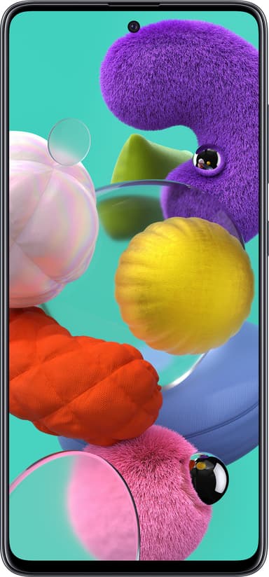 Samsung Galaxy A51 älypuhelin (Prism Crush Black)
