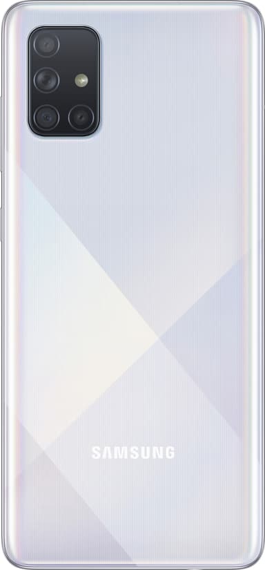 Samsung Galaxy A71 älypuhelin (hopea)