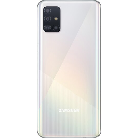 Samsung Galaxy A51 älypuhelin (valkoinen)