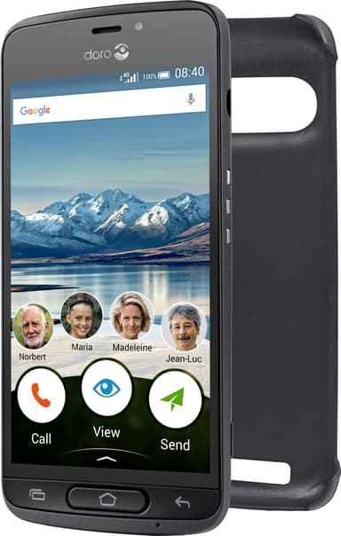Doro 8040 suojakuori (musta)