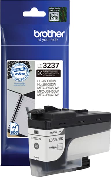 Brother LC-3237BK mustekasetti (musta)