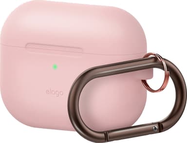 Elago AirPods Pro silikoninen kotelo jousihaalla (pinkki)