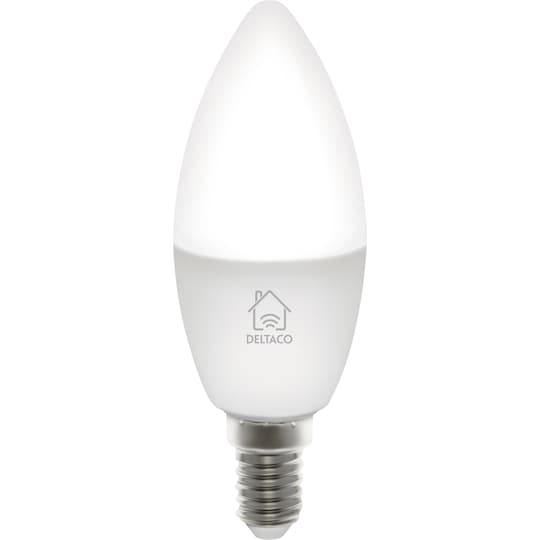 Deltaco E14 älylamppu (valkoinen)