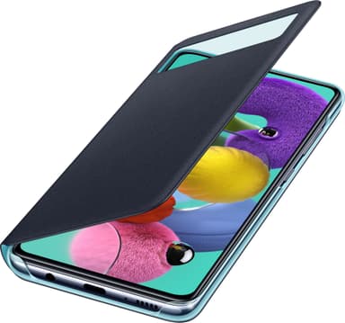 Samsung S View lompakkokotelo Galaxy A51 (musta)