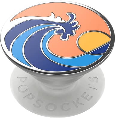 PopSockets Premium älypuhelimen pidike (Enamel Wave Coral)