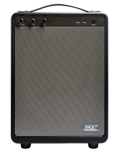 SACKit BOOMit tehokas kannettava Bluetooth-kaiutin, musta