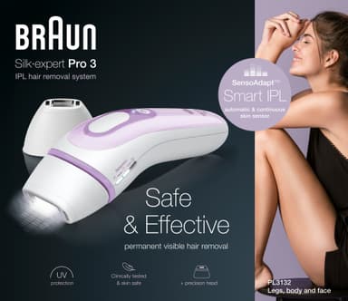 Braun Silk-expert PRO 3 valoimpulssilaite PL3132