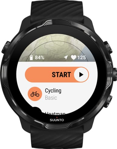 Suunto 7 multisport GPS urheilukello (musta)