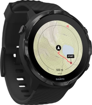 Suunto 7 multisport GPS urheilukello (musta)