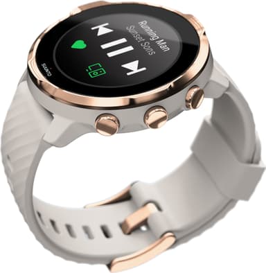 Suunto 7 multisport GPS urheilukello (hiekkakivi/ruusukulta)